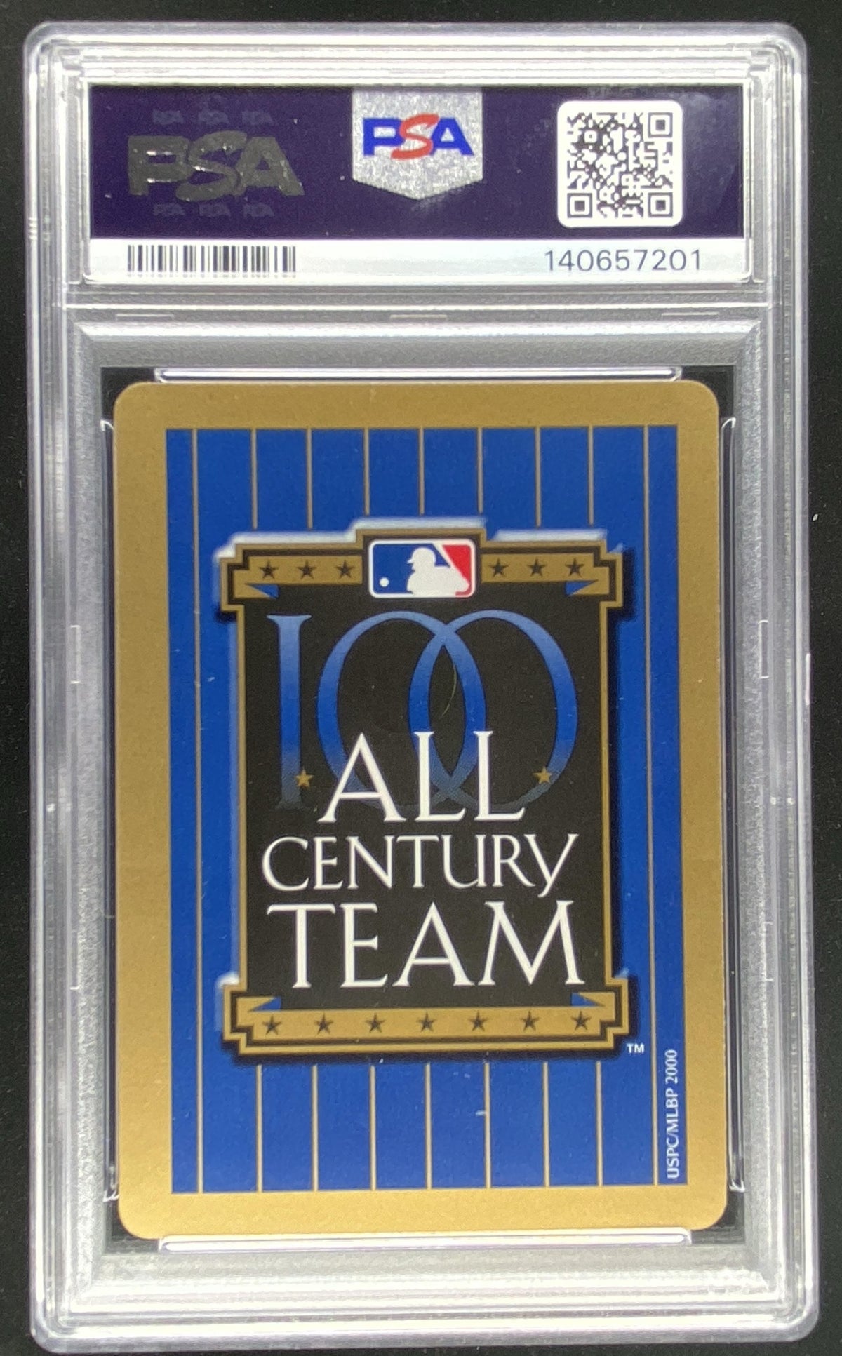 2000 US Playing Cards Lou Gehrig graded PSA 10 trading card