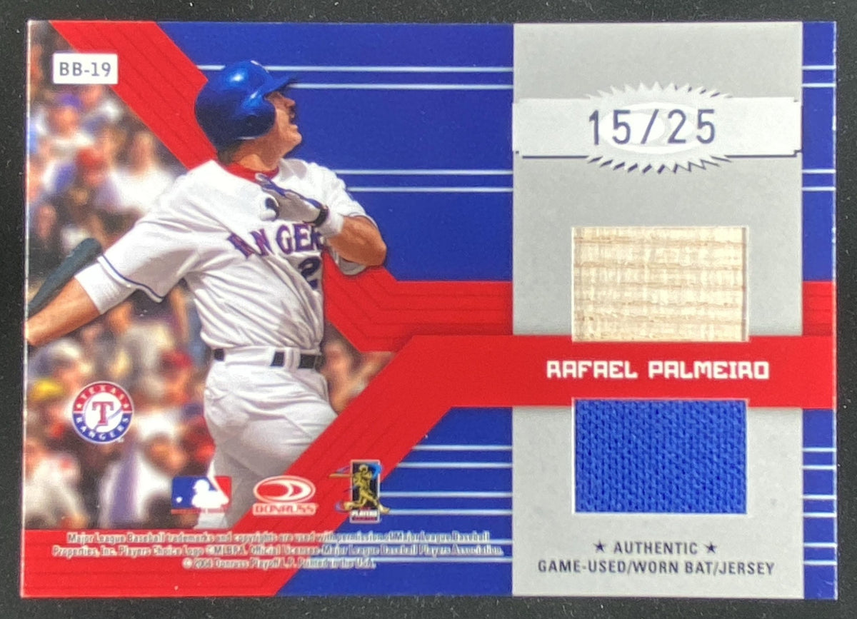 2004 Donruss Elite Alex Rodriguez / Rafael Palmeiro #BB-19 trading card