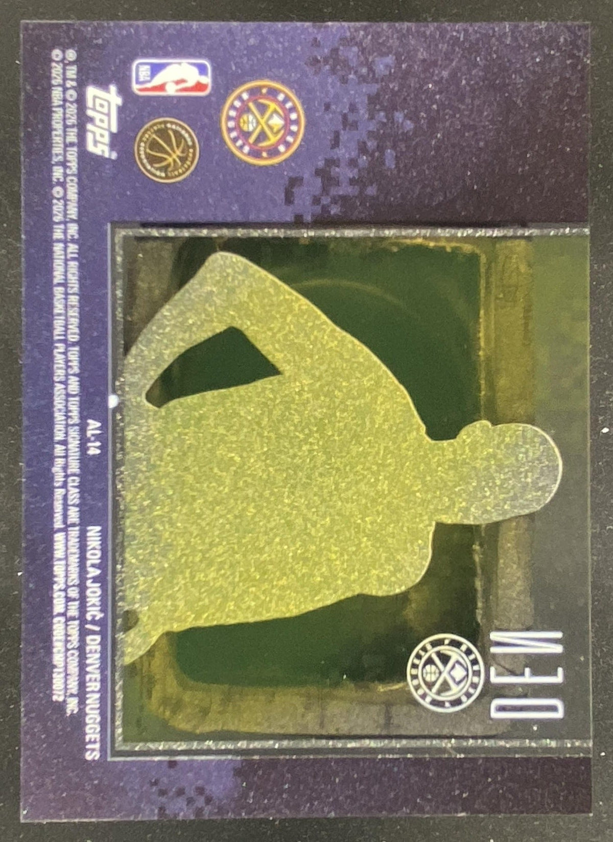 2025 Topps Signature Class Nikola Jokic trading card