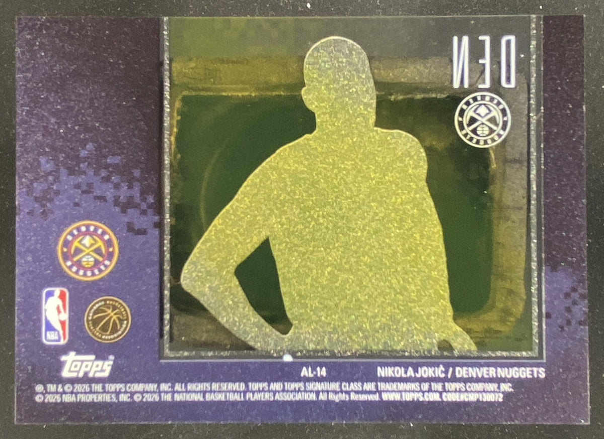 2025 Topps Signature Class Nikola Jokic trading card
