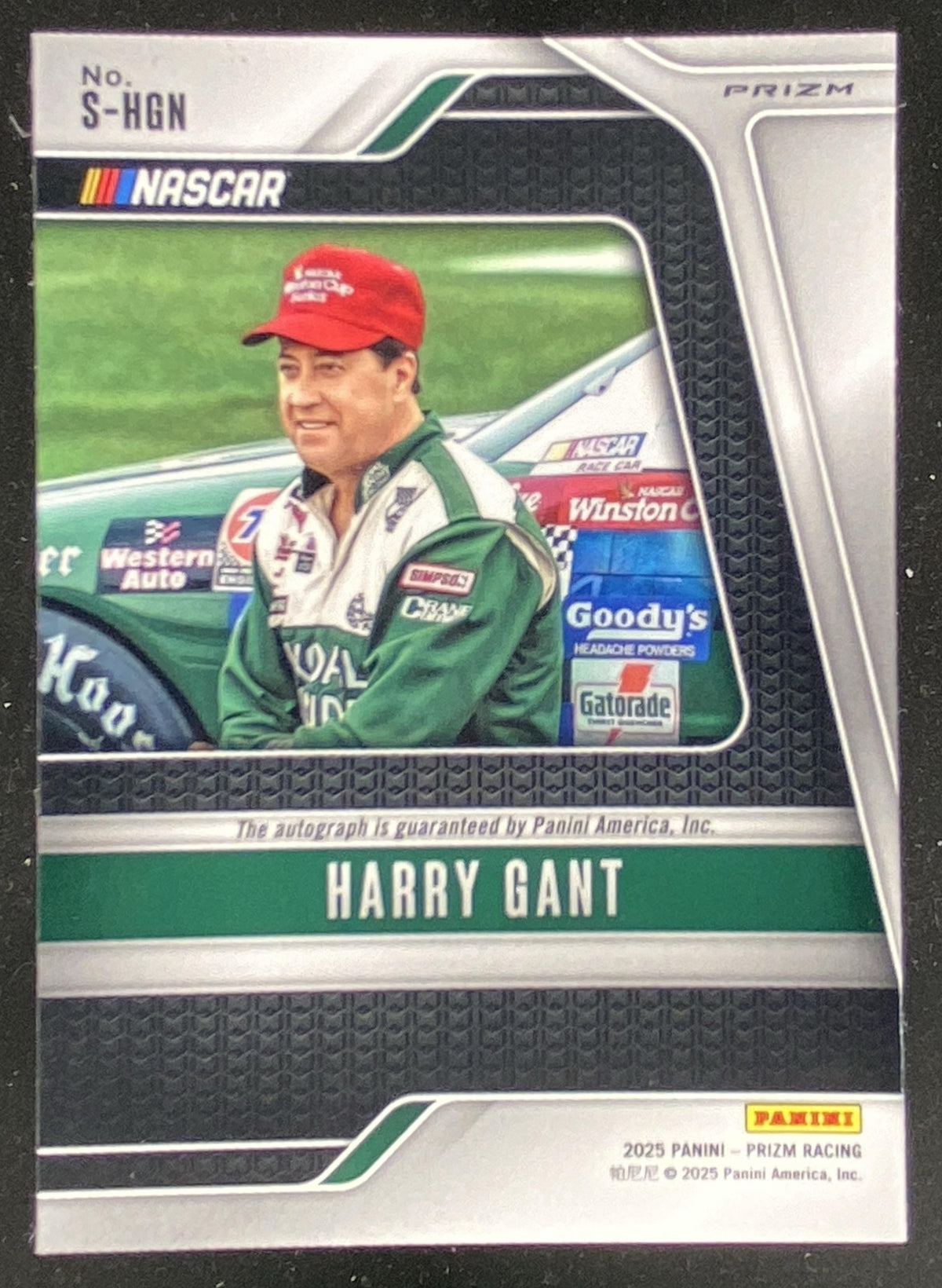 2025 Panini Prizm Racing Harry Gant trading card