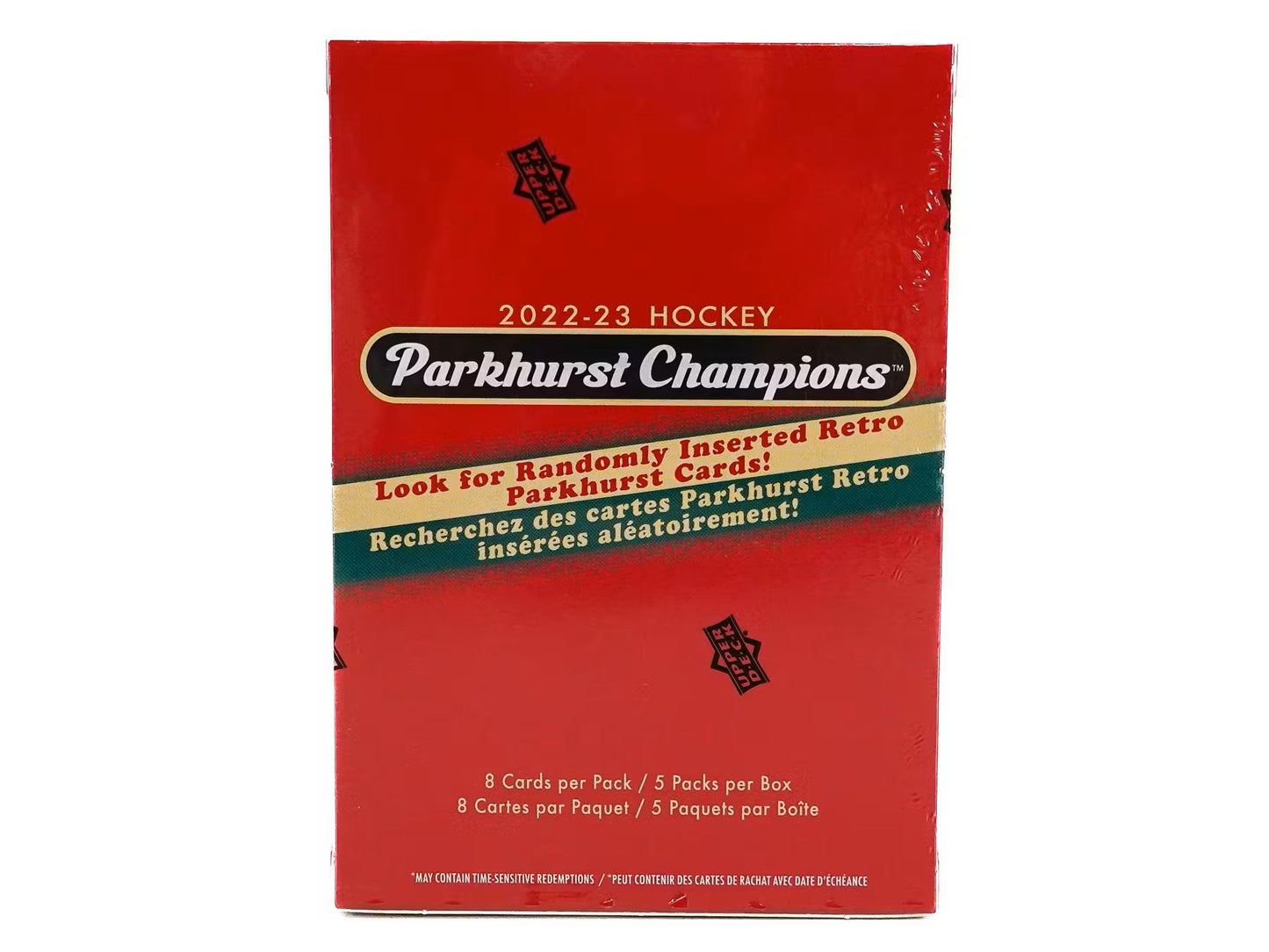 2022/23 Upper Deck Parkhurst Champions Hockey 5-Pack Blaster Box