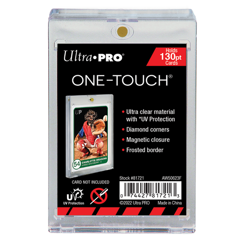 25ct Ultra Pro One-Touch UV Magentic Trading Card Holder - 130pt