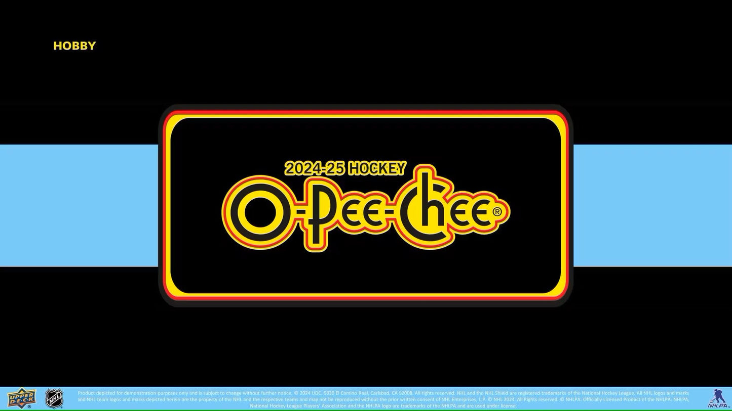 2024/25 Upper Deck O-Pee-Chee Hockey Hobby Box