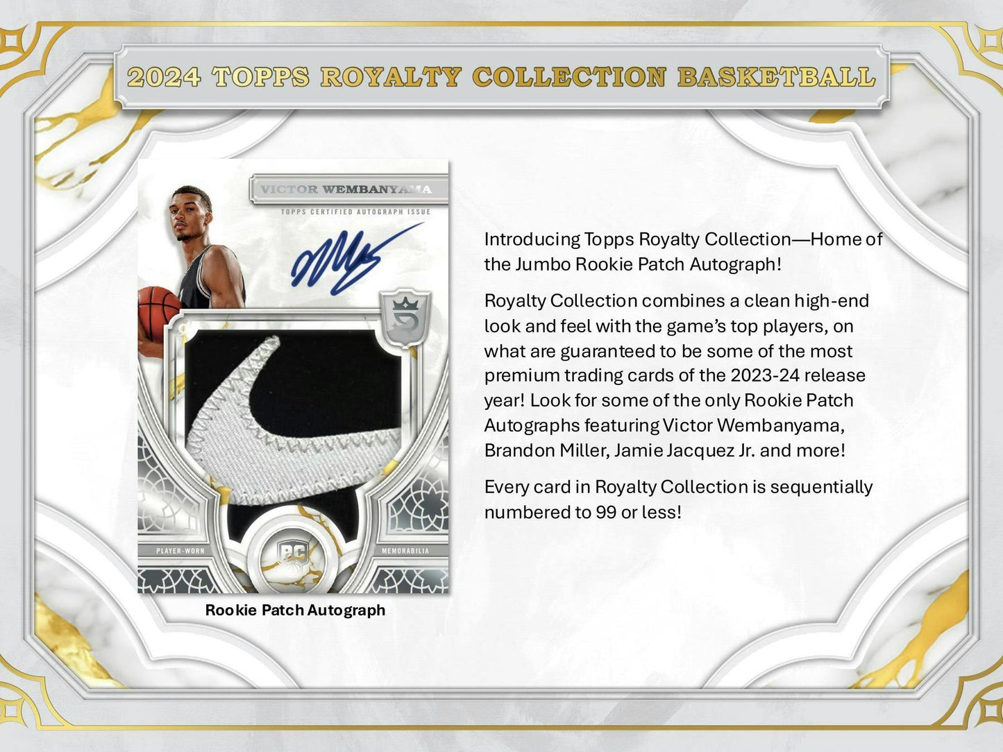 2023/24 Topps Royalty Basketball Hobby Box | Columbia Sports Cards