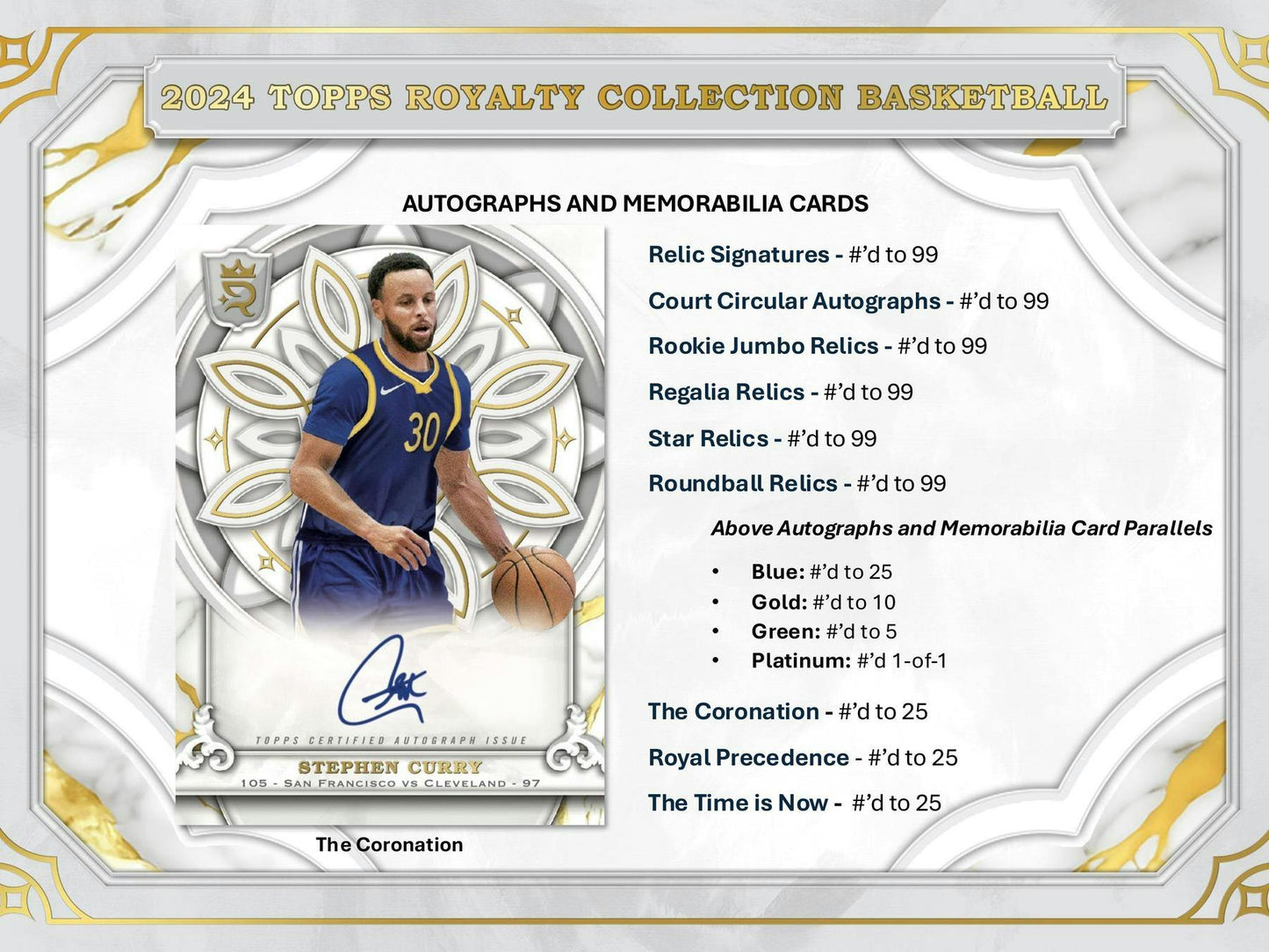 2023/24 Topps Royalty Basketball Hobby Box | Columbia Sports Cards