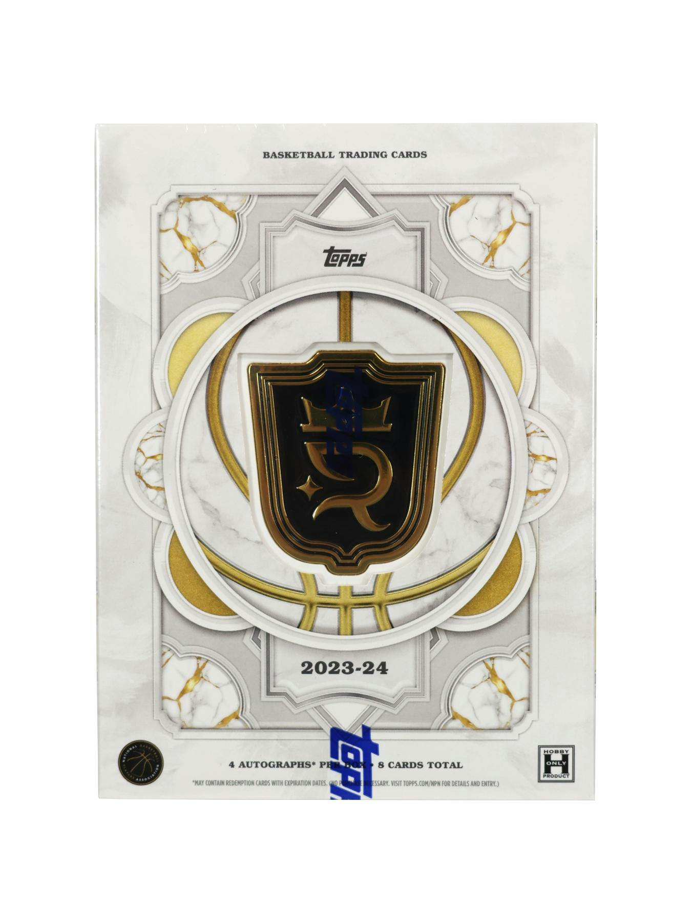 2023/24 Topps Royalty Collection Basketball Hobby Box
Topps Royalty Collection Rookie Patch Autograph Card
Topps Royalty Collection Memorabilia Card
Victor Wembanyama RPA Topps Royalty Collection