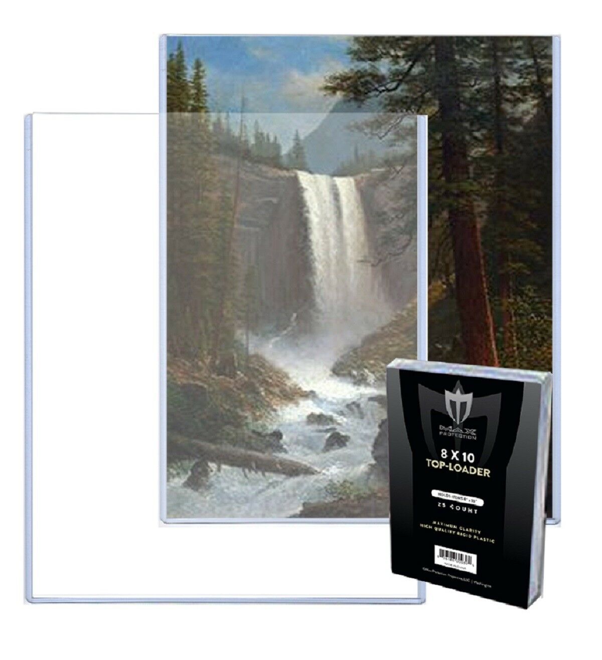 8x10 Photo Size Topload Toploader Holder - 25ct - Columbia Hobby - Sports Card Boxes - Toploaders - Card Savers