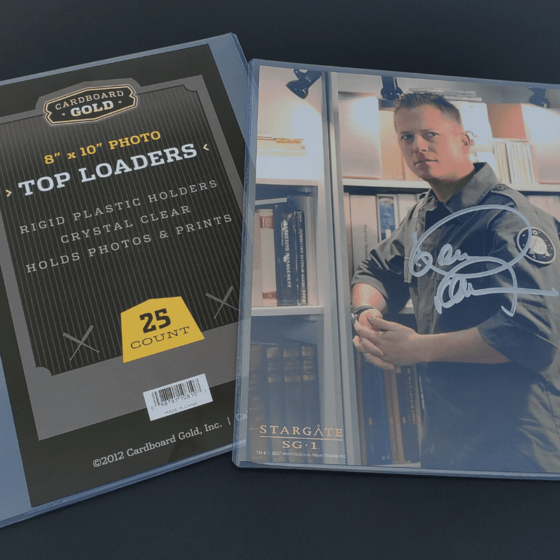 8x10 Photo Size Topload Toploader Holder - 25ct - Columbia Hobby - Sports Card Boxes - Toploaders - Card Savers