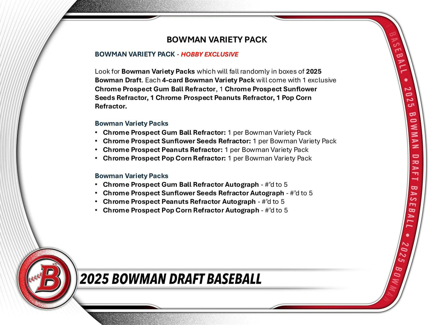 2025 Bowman Draft Baseball Hobby Jumbo Box | Columbia Sports Cards