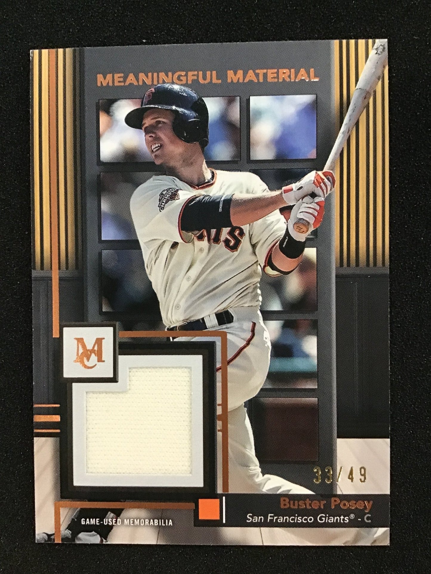 Buster Posey 2024 Topps Museum Collection Game Used Patch /99 #MMR - BP - Columbia Hobby - Sports Card Boxes - Toploaders - Card Savers