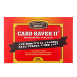50ct Pack Cardboard Gold Card Saver 2 Semi-rigid Card Holders