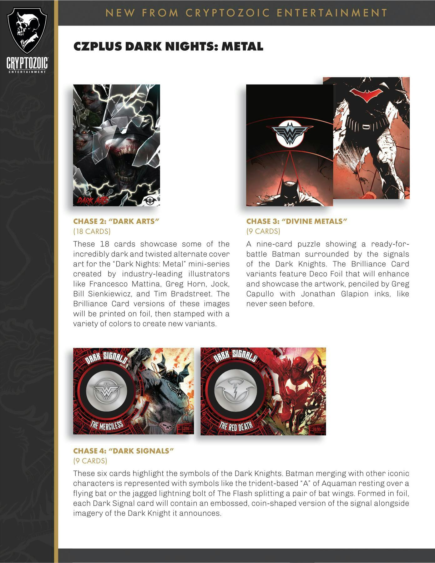 CZPlus Dark Nights: Metal Hobby Box - Columbia Hobby - Sports Card Boxes - Toploaders - Card Savers