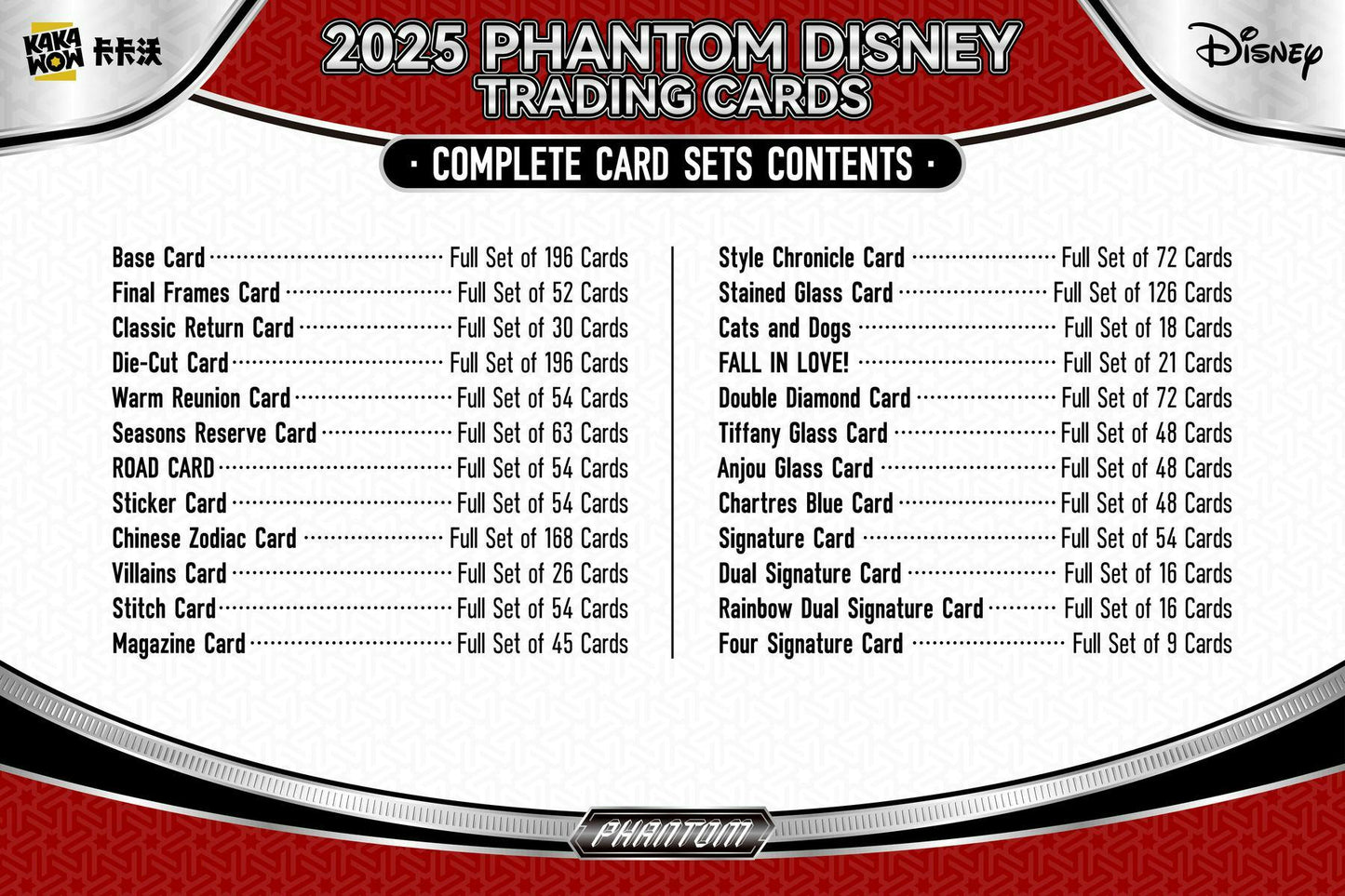 Disney Phantom Hobby Box (Kakawow 2025) | Columbia Sports Cards - Columbia Hobby - Sports Card Boxes - Toploaders - Card Savers