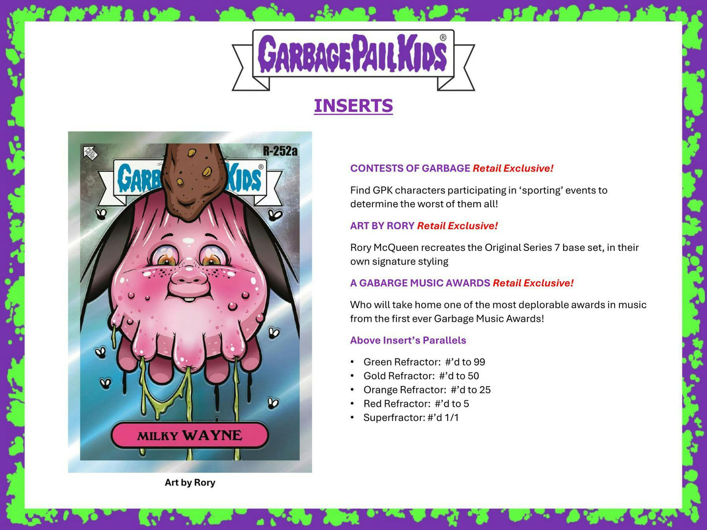 Garbage Pail Kids Chrome Series 7 7 - Pack Blaster Box (Topps 2024) - Columbia Hobby - Sports Card Boxes - Toploaders - Card Savers