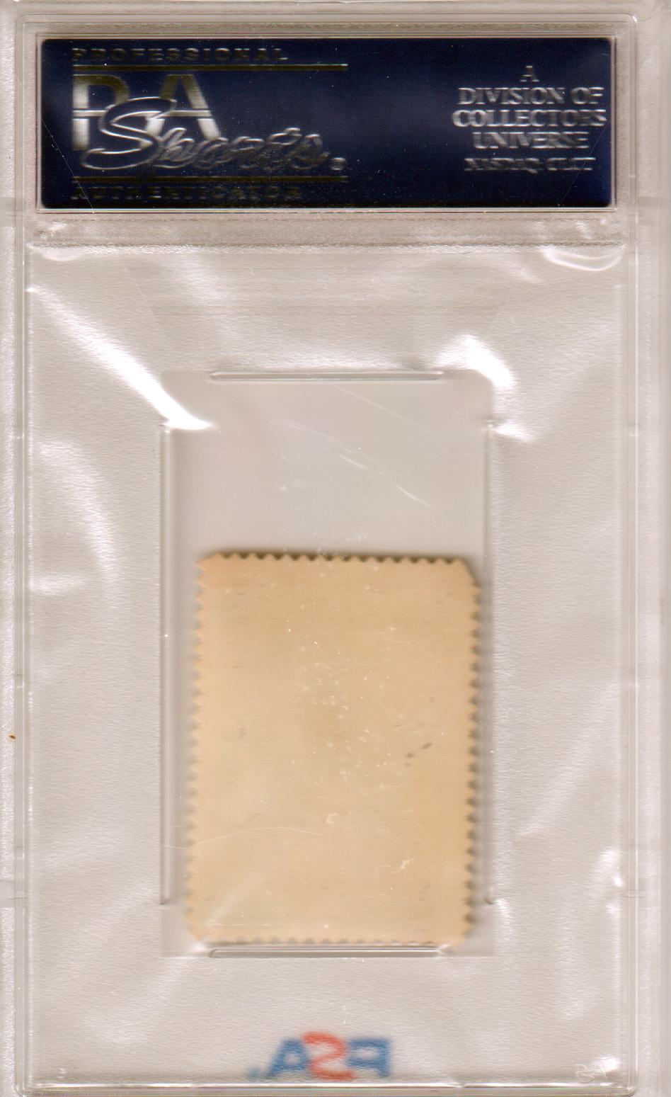 HOUSTON COLTS 1962 Topps Stamps Logo PSA 6 EX - MT - POP 3 - Columbia Hobby - Sports Card Boxes - Toploaders - Card Savers