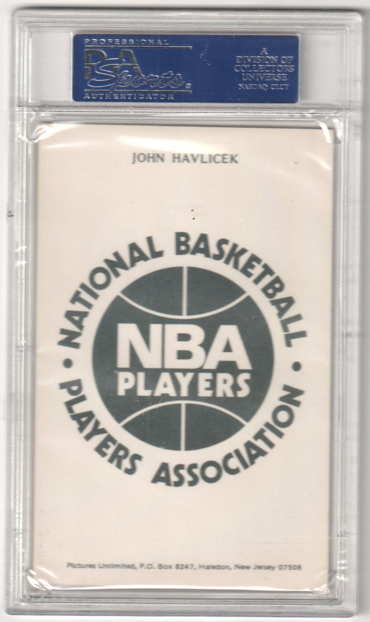 JOHN HAVLICEK 1973 NBA Players Association Postcard PSA 7.5 NM+ - CELTICS - Columbia Hobby - Sports Card Boxes - Toploaders - Card Savers