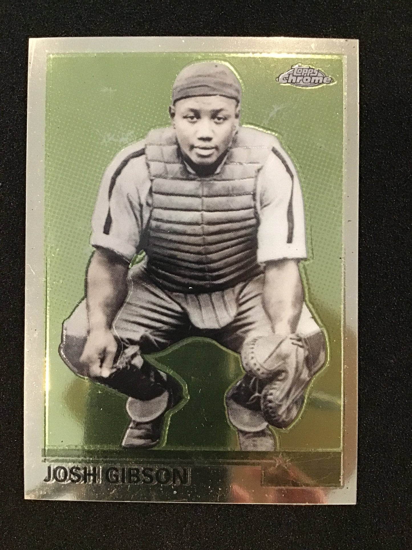 Josh Gibson 2001 - 02 Topps Chrome #WCB1 - KC Monarchs - Columbia Hobby - Sports Card Boxes - Toploaders - Card Savers