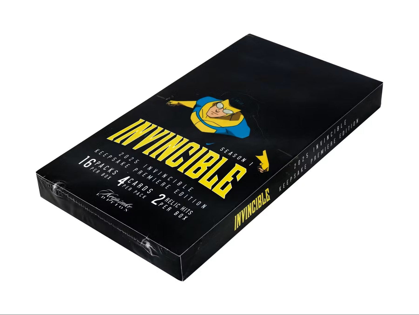 Keepsake Invincible Premiere Edition Hobby Box (Keepsake Trading Cards 2025) | Columbia Sports Cards - Columbia Hobby - Sports Card Boxes - Toploaders - Card Savers