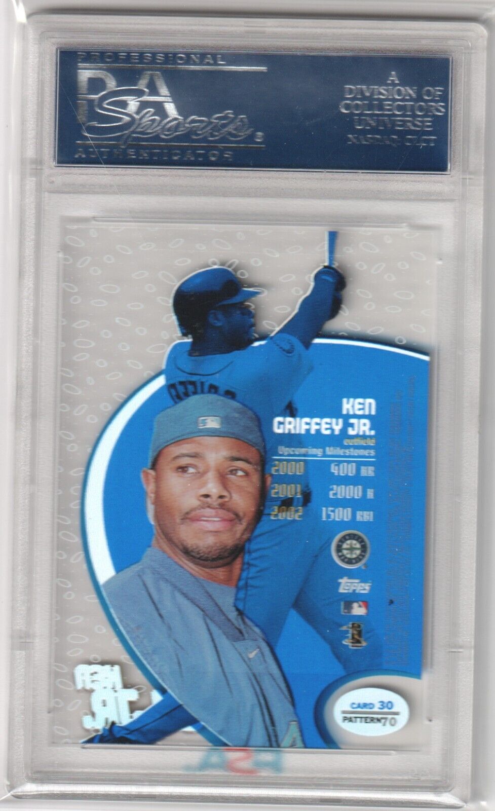 KEN GRIFFEY JR 1998 Topps Tek #30 Pattern 70 PSA 10 GEM MINT - MARINERS - Columbia Hobby - Sports Card Boxes - Toploaders - Card Savers