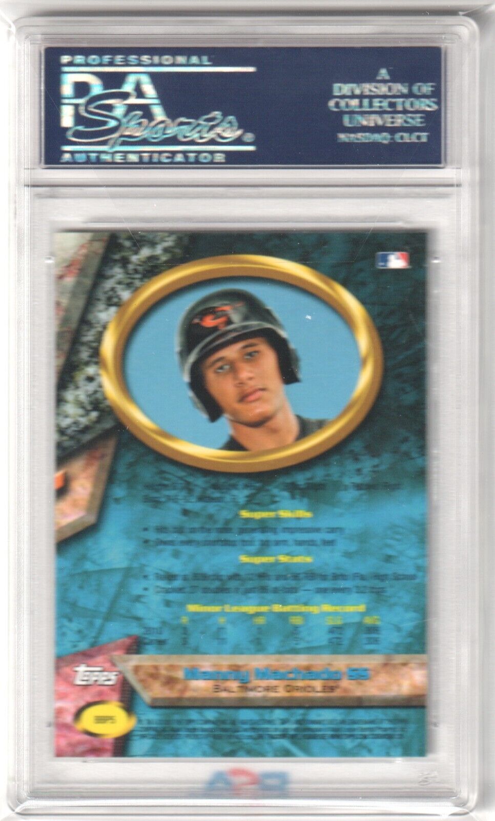 MANNY MACHADO 2011 Bowman's Best Prospects #BBP5 PSA 10 GEM MINT - PADRES - Columbia Hobby - Sports Card Boxes - Toploaders - Card Savers