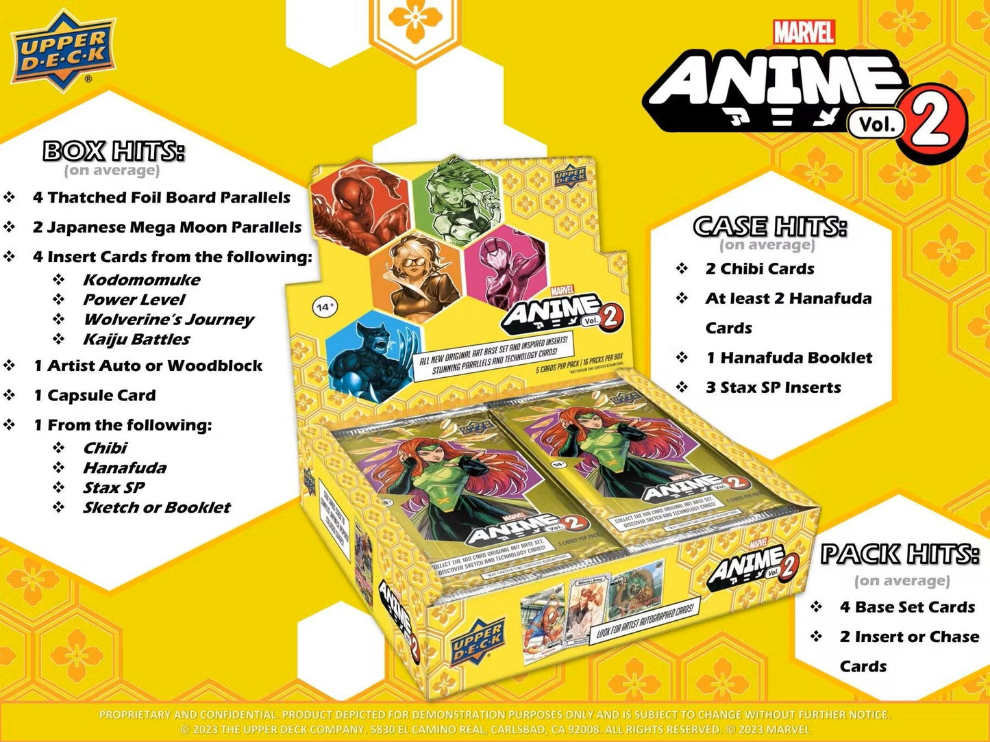 Marvel Anime Volume 2 Hobby Box (Upper Deck 2023) - Columbia Hobby - Sports Card Boxes - Toploaders - Card Savers