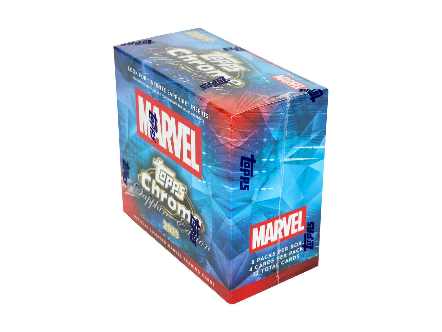 Marvel Chrome Sapphire Hobby Box (Topps 2025) | Columbia Sports Cards - Columbia Hobby - Sports Card Boxes - Toploaders - Card Savers