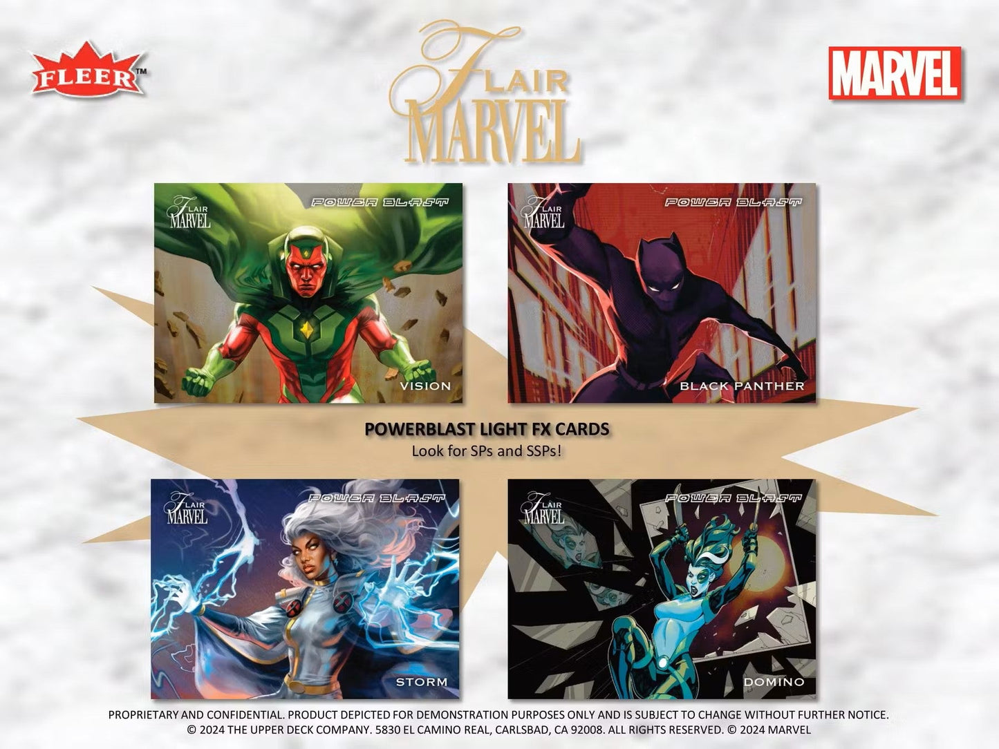 Marvel Flair Trading Cards Hobby Box (Upper Deck 2024) - Columbia Hobby - Sports Card Boxes - Toploaders - Card Savers