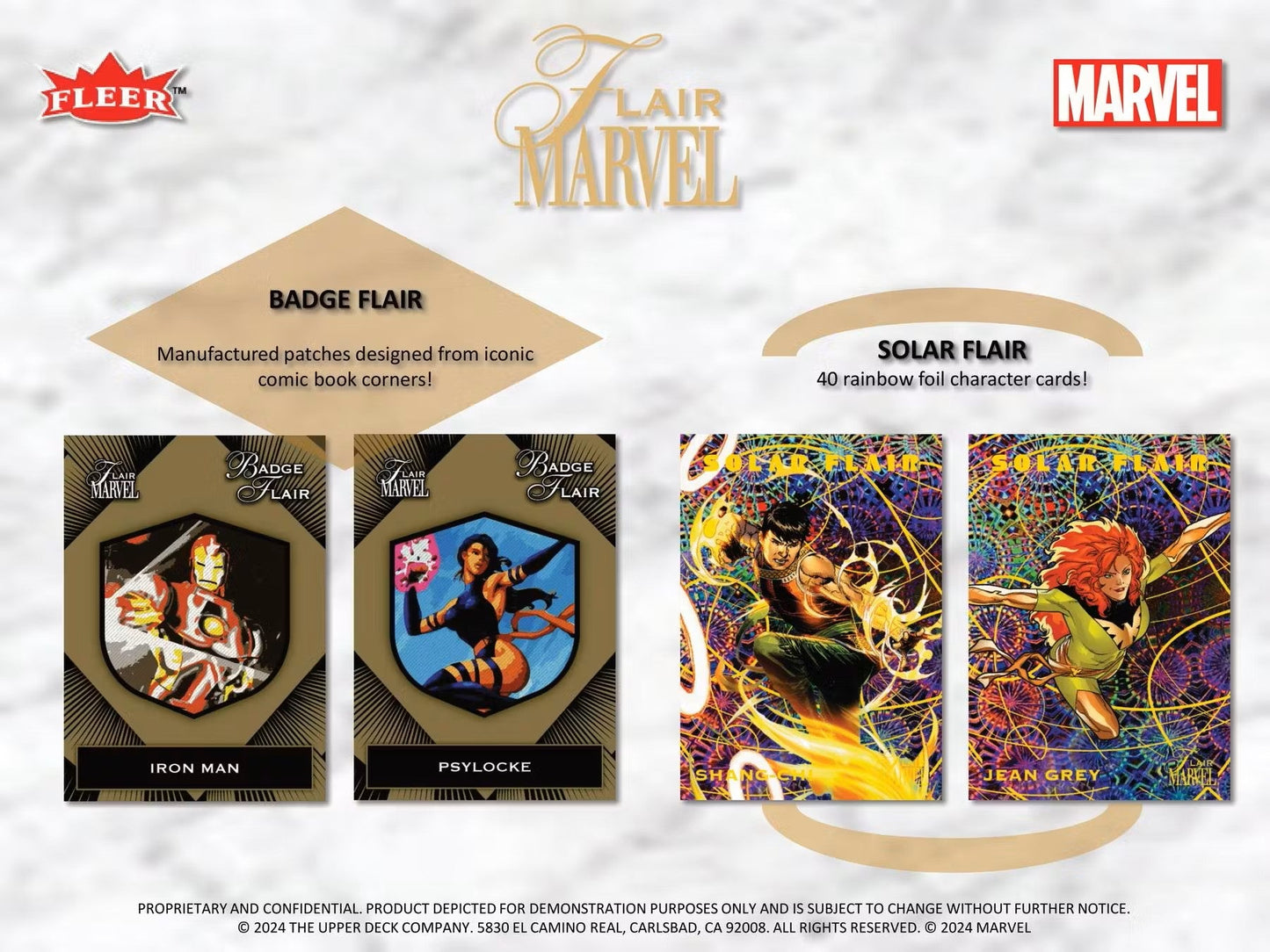Marvel Flair Trading Cards Hobby Box (Upper Deck 2024) - Columbia Hobby - Sports Card Boxes - Toploaders - Card Savers