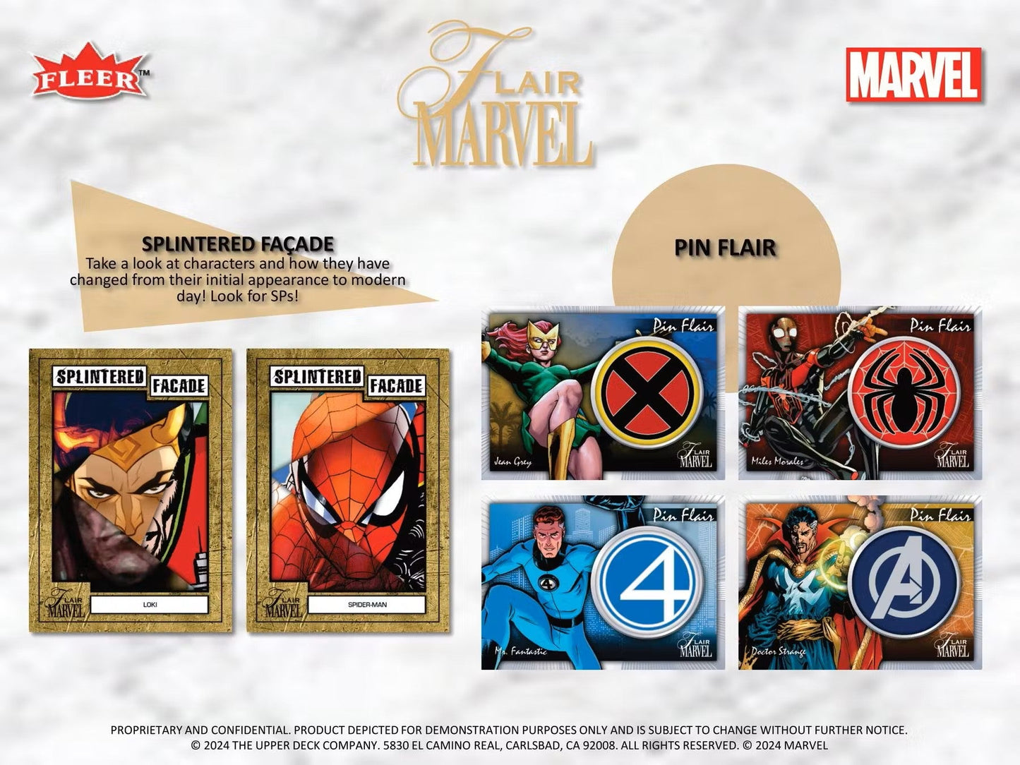 Marvel Flair Trading Cards Hobby Box (Upper Deck 2024) - Columbia Hobby - Sports Card Boxes - Toploaders - Card Savers