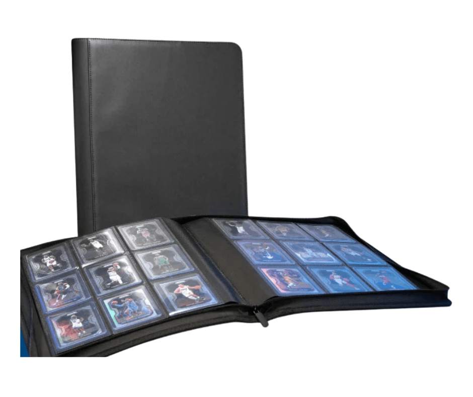 Max Pro Premium Toploader Binder – Black - Columbia Hobby - Sports Card Boxes - Toploaders - Card Savers
