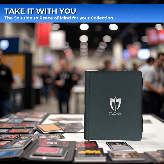 Max Pro Ultra Guardian Top Loader Binder | Holds 252 Standard 3″×4″ Sports & Pokemon Cards - Columbia Hobby - Sports Card Boxes - Toploaders - Card Savers