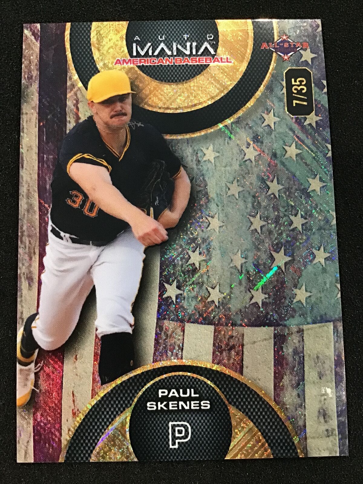 Paul Skenes 2024 Wild Card Auto Mania All Star /35 SP Pirates - Columbia Hobby - Sports Card Boxes - Toploaders - Card Savers