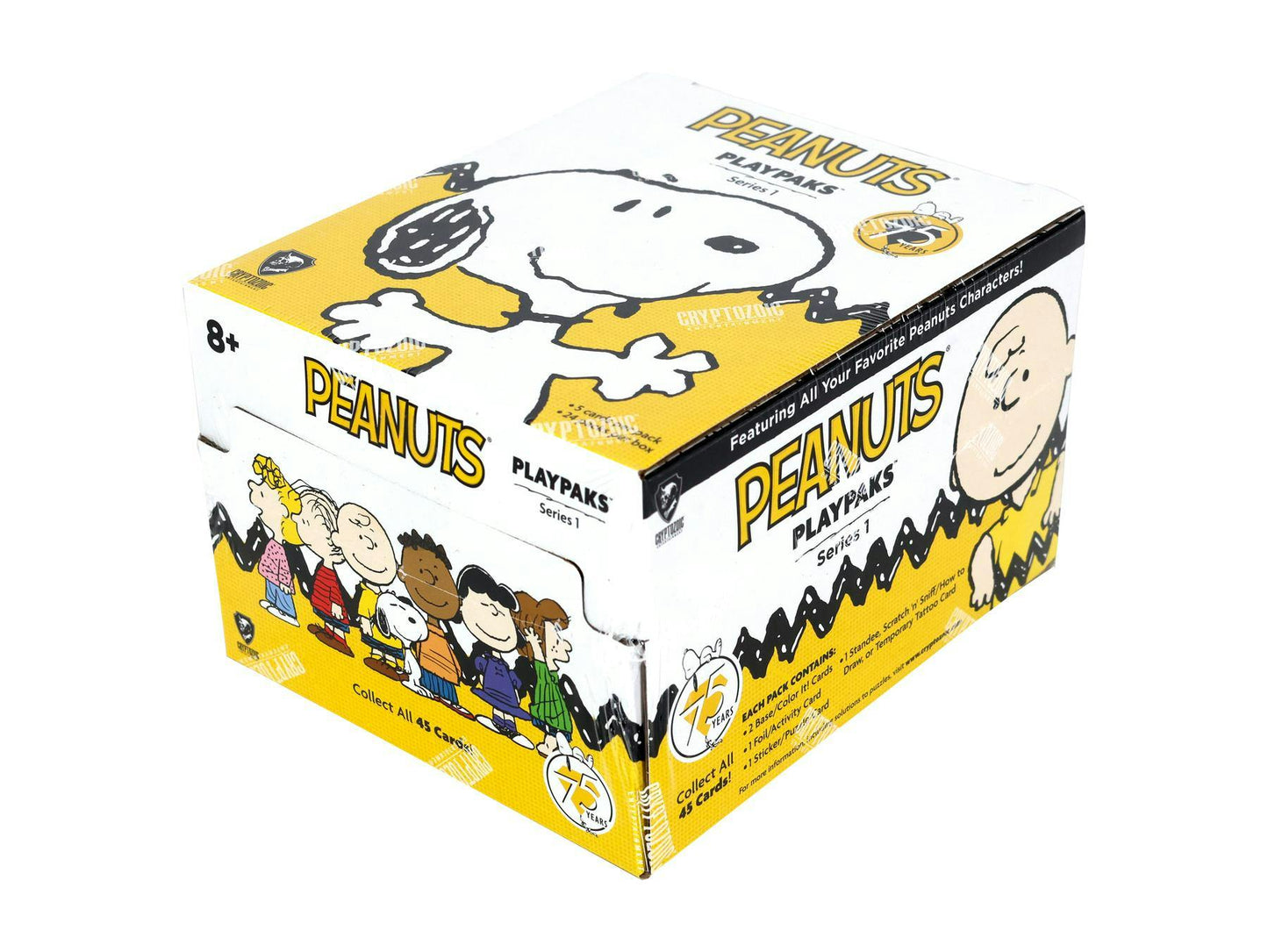 Peanuts Playpaks: 75 Years Series 1 Hobby Box (Cryptozoic 2025) | Columbia Sports Cards - Columbia Hobby - Sports Card Boxes - Toploaders - Card Savers