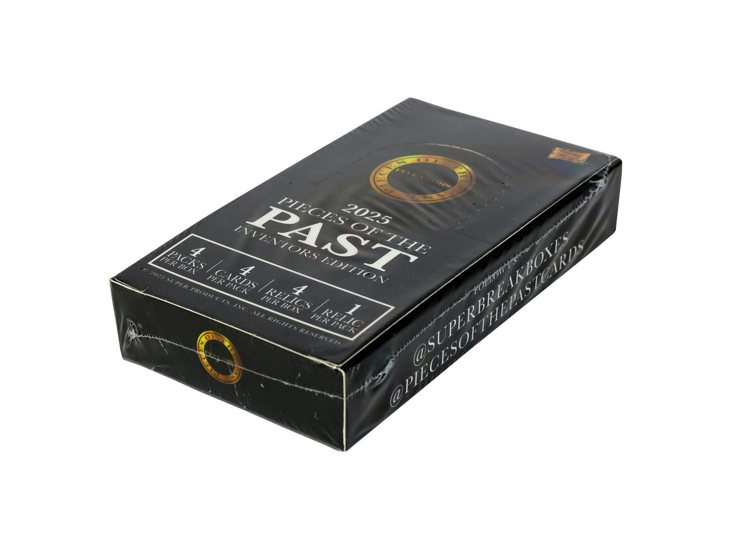 Pieces of the Past Inventors Edition Hobby Box (Super Break 2025) - Columbia Hobby - Sports Card Boxes - Toploaders - Card Savers