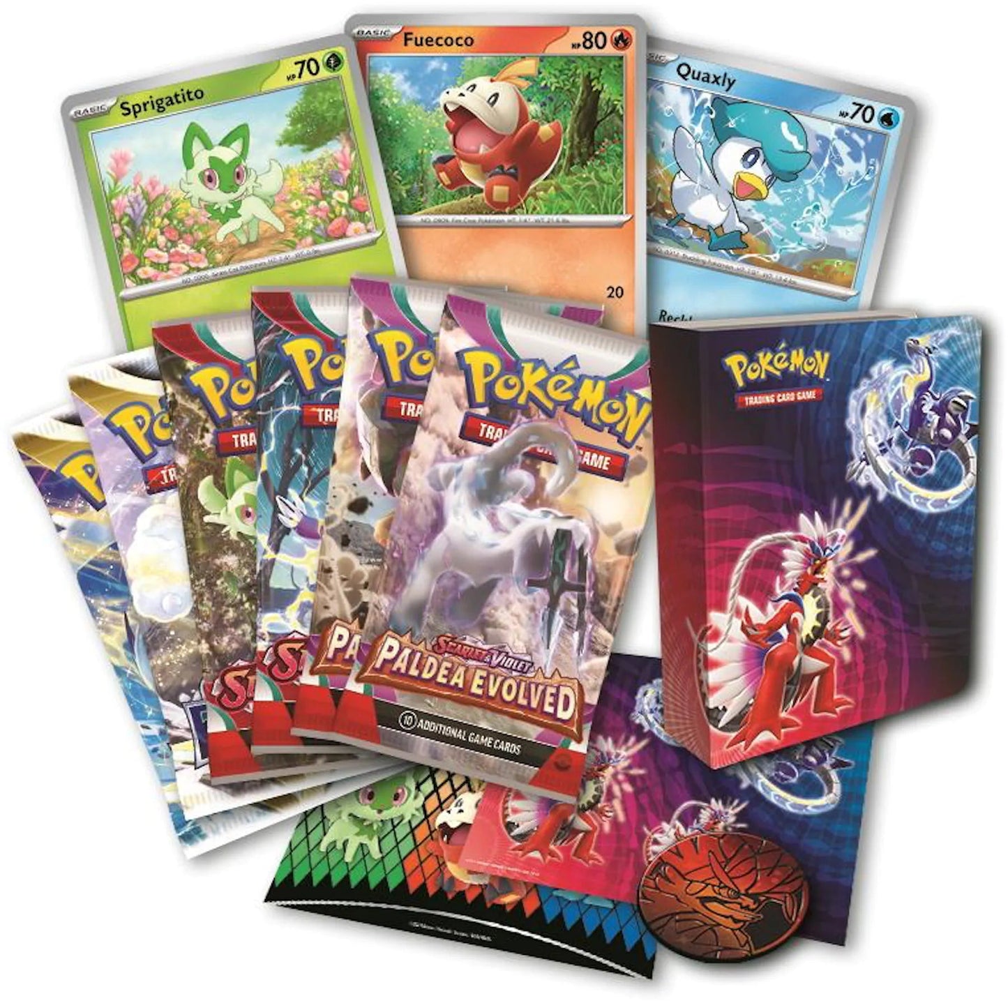 Pokemon 2023 Collector Chest (Fuecoco / Quaxly / Sprigatito) - Columbia Hobby - Sports Card Boxes - Toploaders - Card Savers