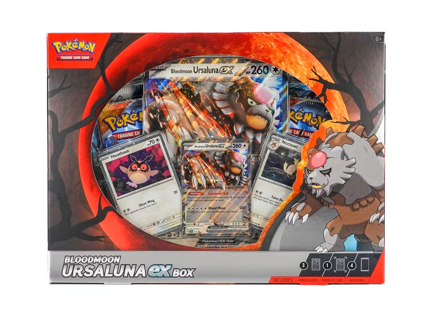 Pokemon Bloodmoon Ursaluna ex Box - Columbia Hobby - Sports Card Boxes - Toploaders - Card Savers