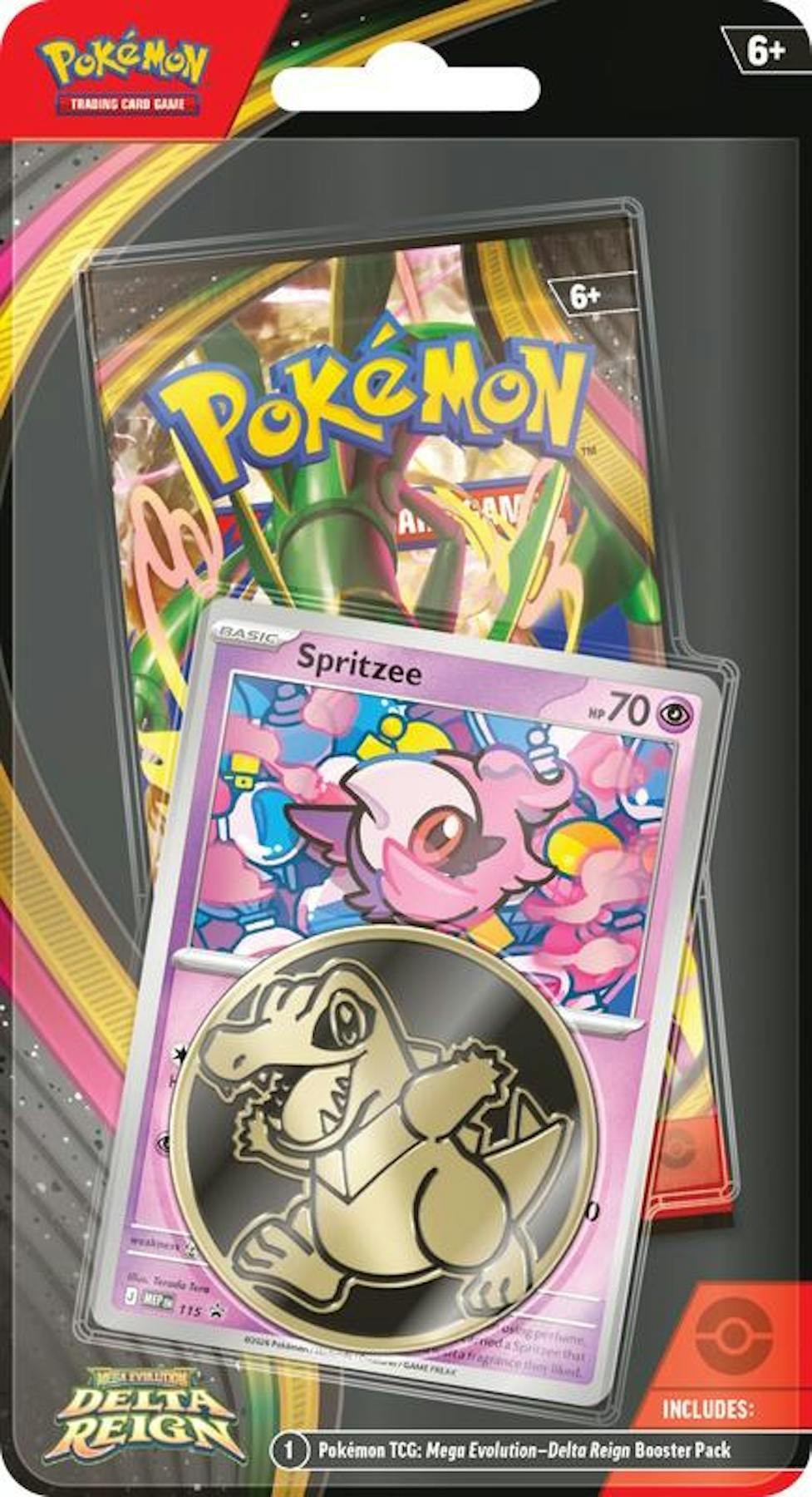 Pokemon TCG Mega Evolution Delta Reign Checklane 16-Blister Box