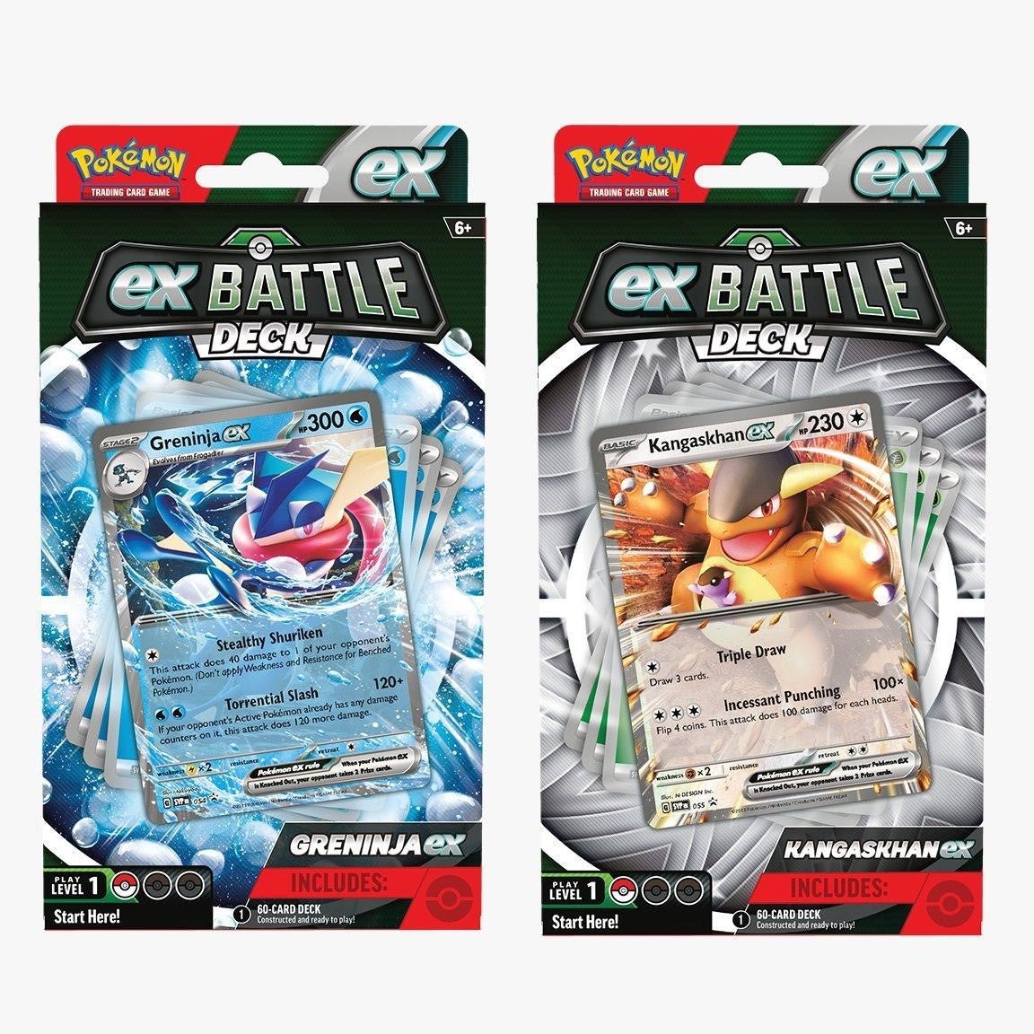 Pokemon EX Battle Deck: Kangaskhan EX & Greninja EX - Columbia Hobby - Sports Card Boxes - Toploaders - Card Savers