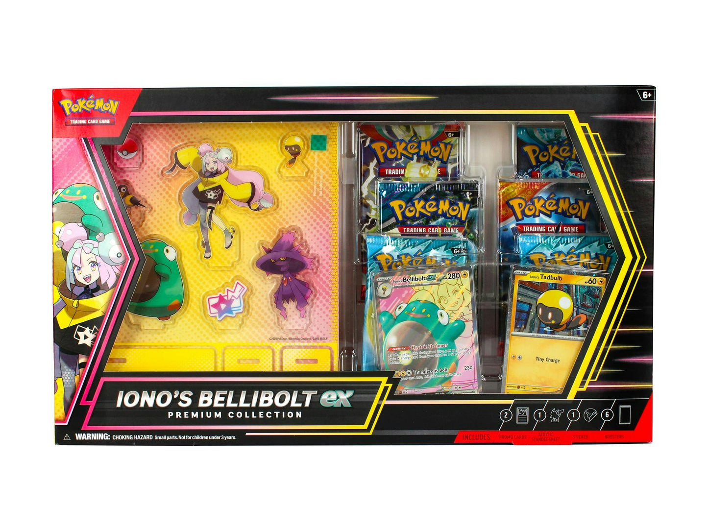 Pokemon Iono's Bellibolt ex Premium Collection Box - Columbia Hobby - Sports Card Boxes - Toploaders - Card Savers
