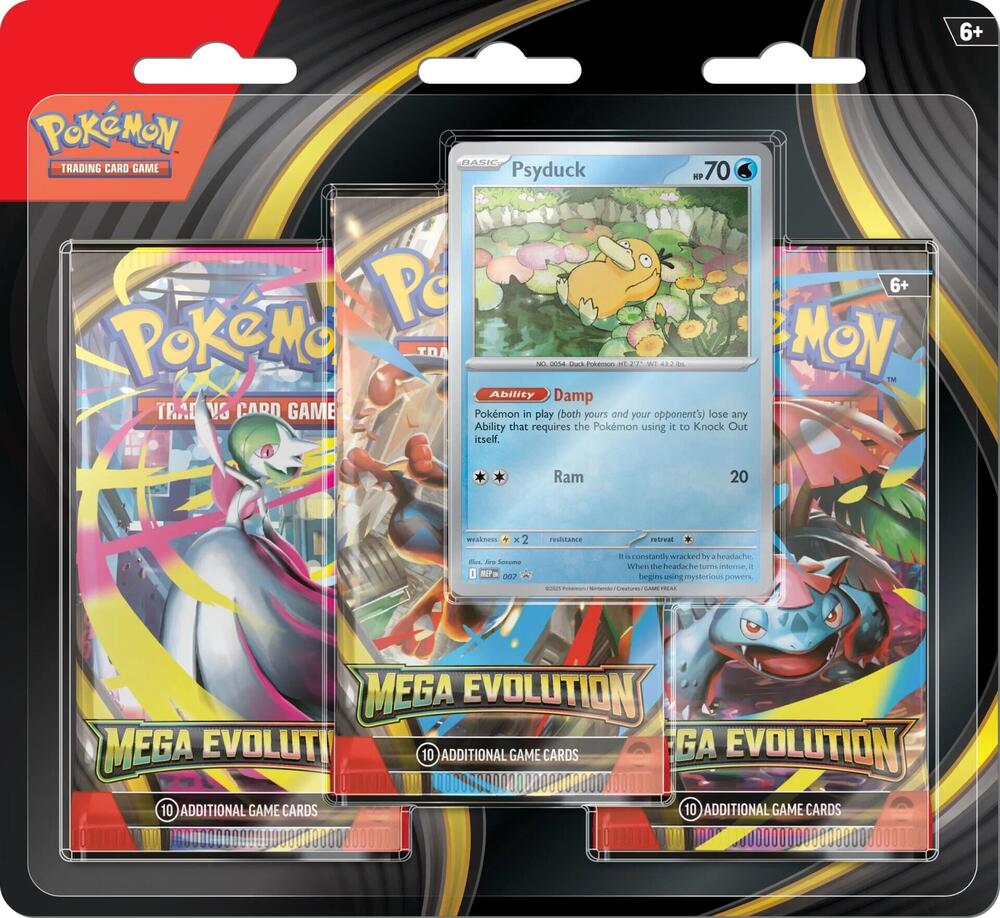Pokémon Mega Evolution 3-Pack Blister Pack