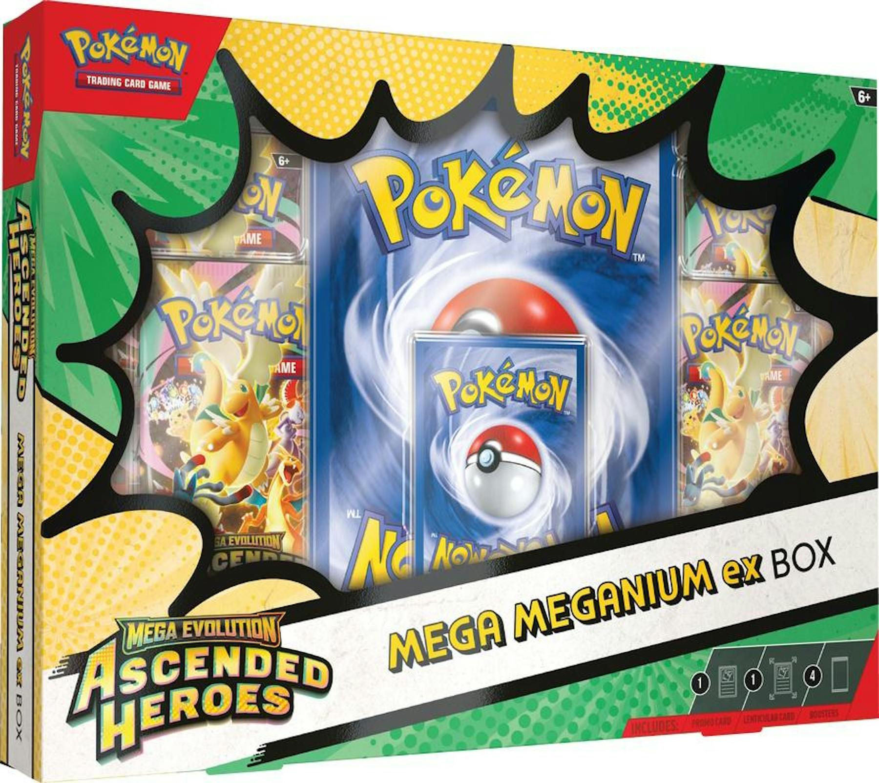 Pokémon Mega Evolution Ascended Heroes ex Box (Meganium/Emboar 