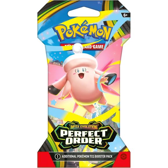 Pokemon Mega Evolution Perfect Order Sleeved Booster Pack | Columbia Sports Cards - Columbia Hobby - Sports Card Boxes - Toploaders - Card Savers
