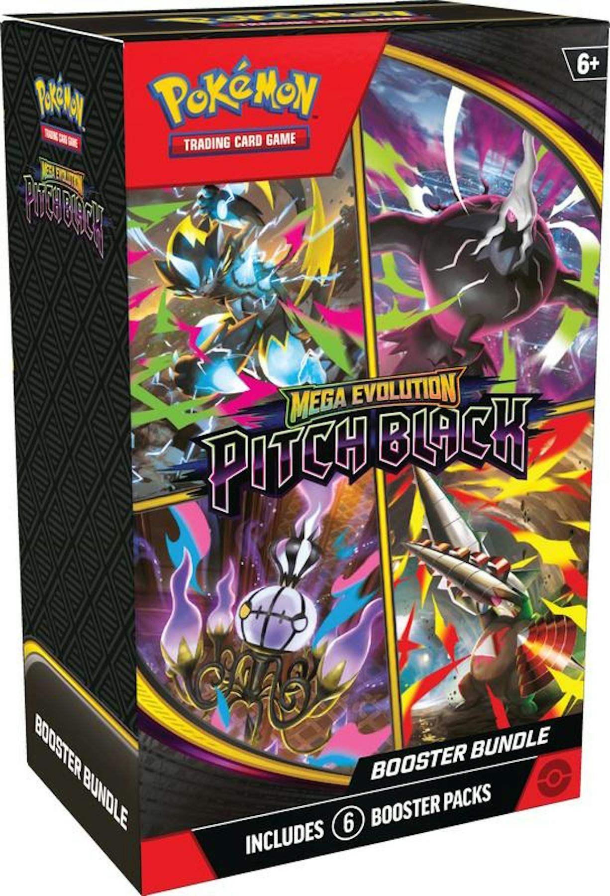 pokemon 6 pack booster bundle Pokemon: Mega Evolution Pitch Black 6-Pack This booster bundle contains Printing:PLST IMA-116 MtG Final Fantasy Rare Mega Charizard Y