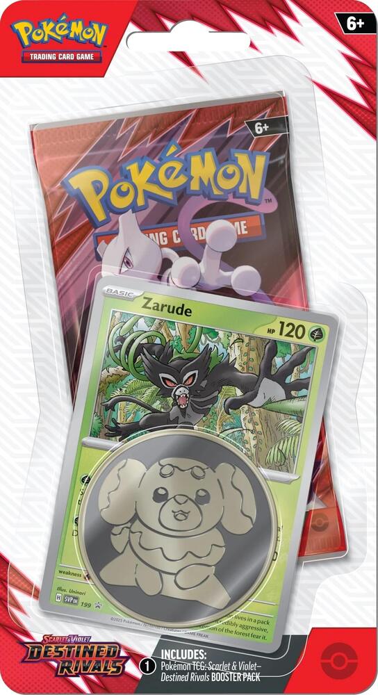 Pokemon Scarlet & Violet: Destined Rivals Checklane Booster - Columbia Hobby - Sports Card Boxes - Toploaders - Card Savers