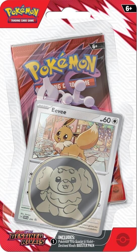 Pokemon Scarlet & Violet: Destined Rivals Checklane Booster - Columbia Hobby - Sports Card Boxes - Toploaders - Card Savers