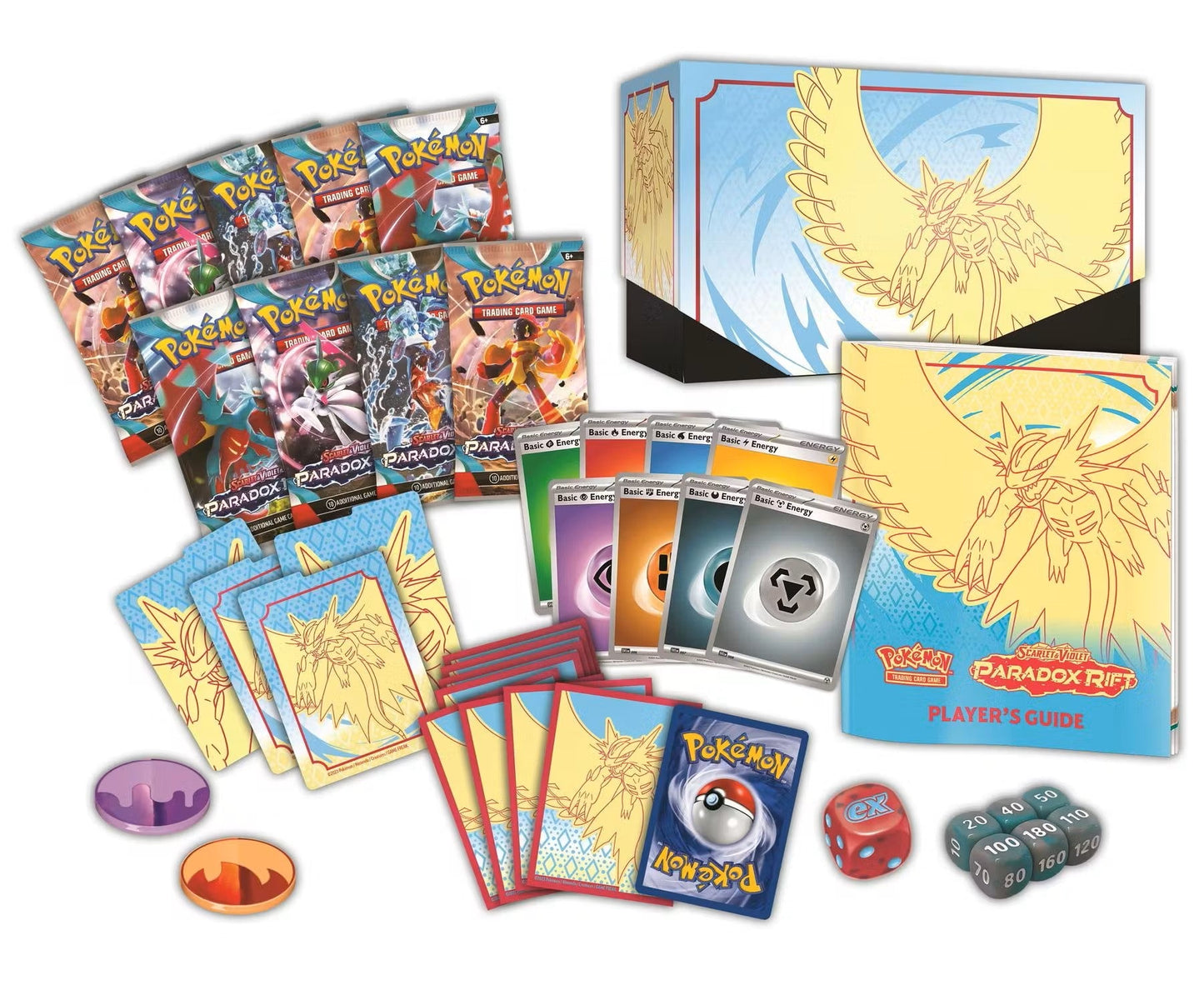 Pokemon Scarlet & Violet: Paradox Rift Elite Trainer Box - Columbia Hobby - Sports Card Boxes - Toploaders - Card Savers