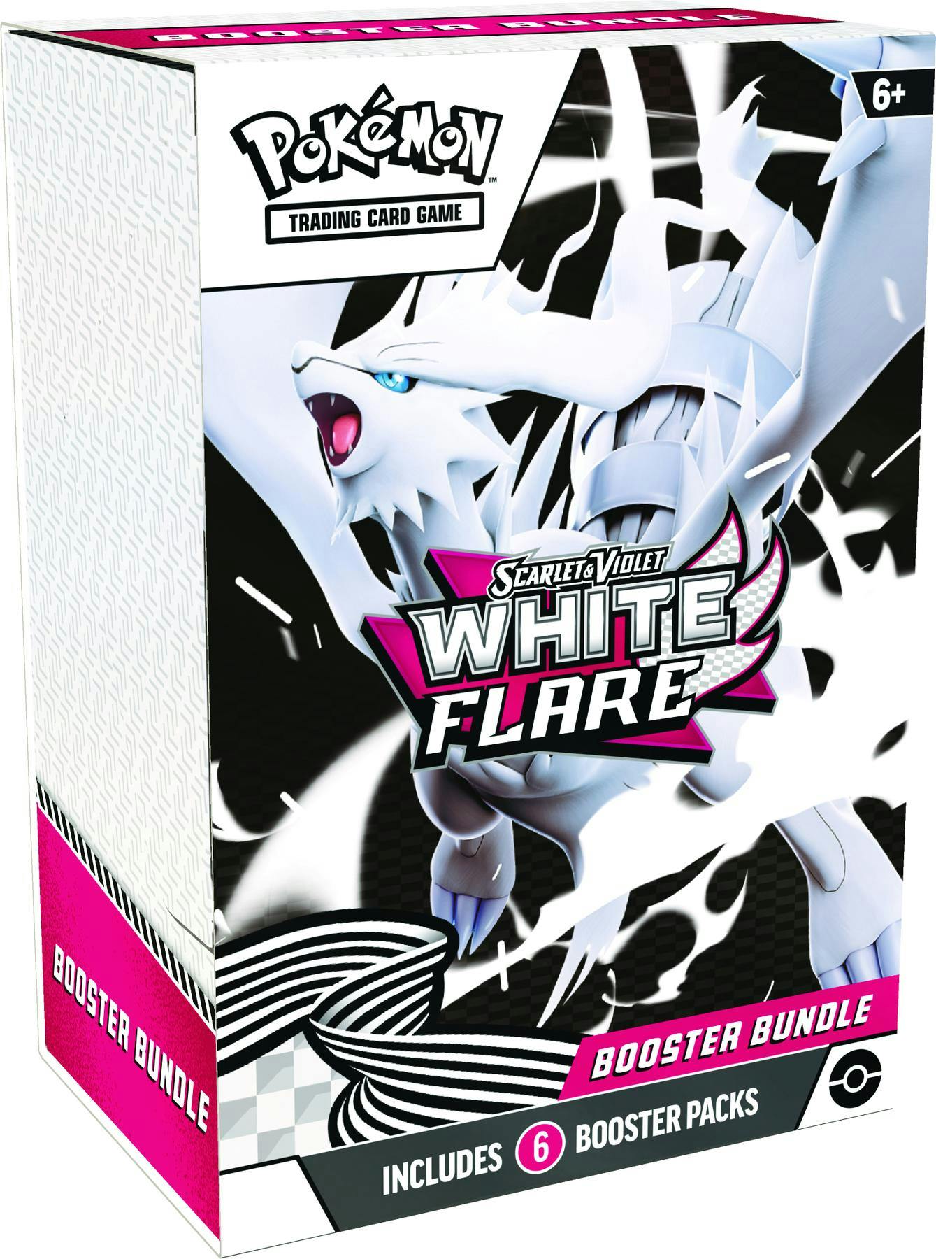 Pokémon Scarlet & Violet: White Flare 6 - Pack Booster Bundle (Pre - Sale) - Columbia Hobby - Sports Card Boxes - Toploaders - Card Savers