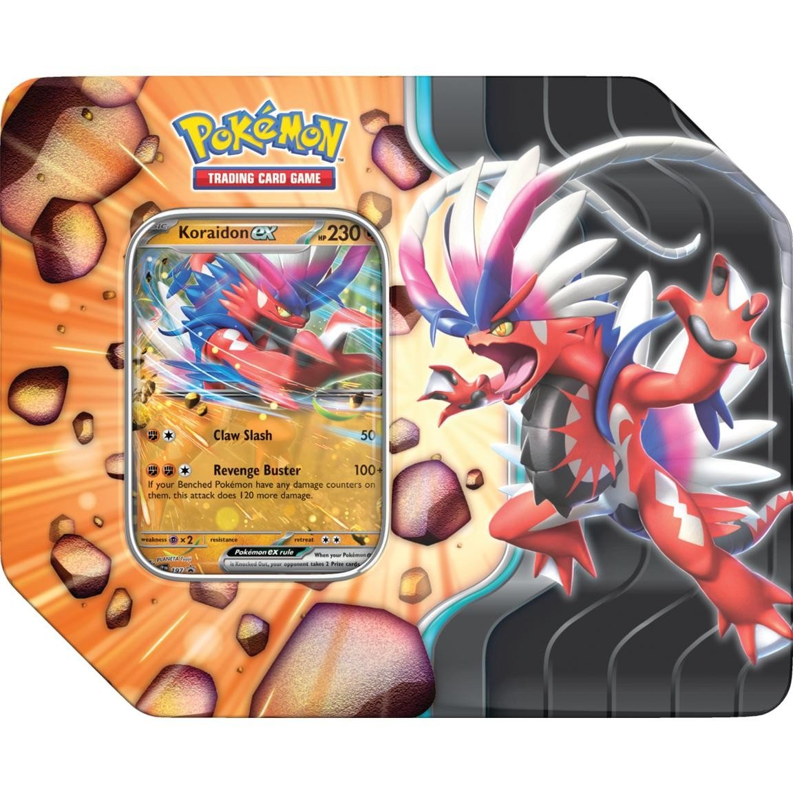Pokemon Trading Card Game Slashing Legends Tin - Columbia Hobby - Sports Card Boxes - Toploaders - Card Savers
