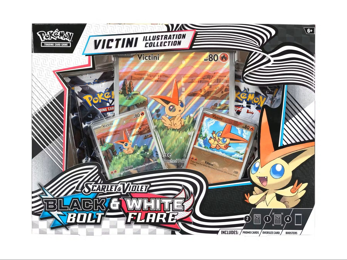 Pokemon Unova Victini Illustration Collection Box (Black Bolt / White Flare) – Columbia Sports Cards & More - Columbia Hobby - Sports Card Boxes - Toploaders - Card Savers